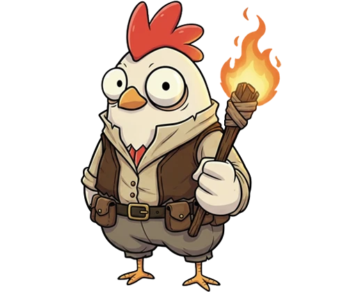 Steve, Alex, and chicken jockey from Minecraft on ChipHead's Minecraft server hosting page.