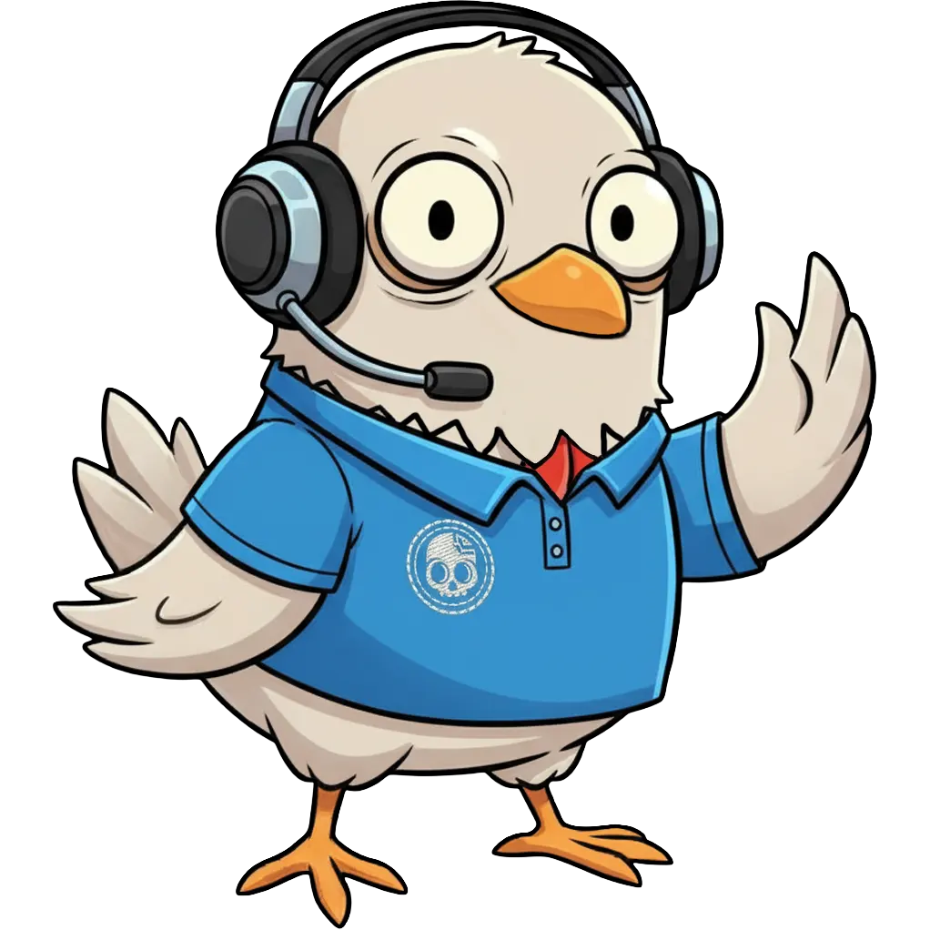 Steve, Alex, and chicken jockey from Minecraft on ChipHead's Minecraft server hosting page.