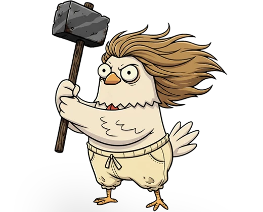 Steve, Alex, and chicken jockey from Minecraft on ChipHead's Minecraft server hosting page.