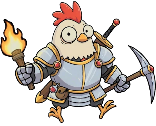 Steve, Alex, and chicken jockey from Minecraft on ChipHead's Minecraft server hosting page.